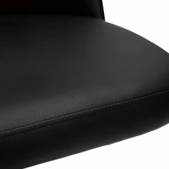 Tabourets De Bar Réglables En Polyuréthane Noir Et Métal Noir (lot De 2) MONTI -Canapé Soldes tabourets de bar reglables en polyurethane noir et metal noir lot de 2 monti 52290 62b587a891575 1200 675