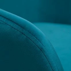 Tabourets De Bar Réglables En Tissu Velours Bleu Pétrole Et Métal Noir (lot De 2) AMIKA -Canapé Soldes tabourets de bar reglables en tissu velours bleu petrole et metal noir lot de 2 amika 52813 635bc47c52967 1200 675