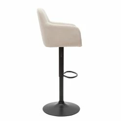 Tabourets De Bar Réglables Tissu Effet Velours Beige Et Métal (lot De 2) AMIKA -Canapé Soldes tabourets de bar reglables tissu effet velours beige et metal lot de 2 amika 52686 62e93bfdccbdd 1200 675