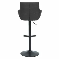 Tabourets De Bar Réglables Tissu Gris Anthracite Métal Noir (lot De 2) CARLIE -Canapé Soldes tabourets de bar reglables tissu gris anthracite metal noir lot de 2 carlie 50807 629f4c475230f 1200 675
