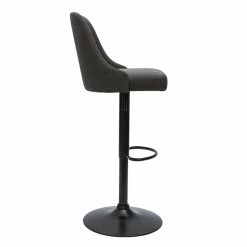 Tabourets De Bar Réglables Tissu Gris Foncé Et Métal Noir (lot De 2) HASTA -Canapé Soldes tabourets de bar reglables tissu gris fonce et metal noir lot de 2 hasta 51188 624eed882c082 1200 675