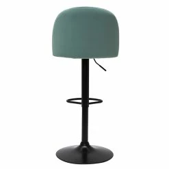 Tabourets De Bar Réglables Velours Vert Céladon Et Métal Noir (lot De 2) CELESTE -Canapé Soldes tabourets de bar reglables velours vert celadon et metal noir lot de 2 celeste 51614 62cc1e7f5b09b 1200 675