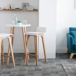 Tabourets De Bar Scandinaves Blancs Et Bois Clair H75 Cm (lot De 2) BALTIK -Canapé Soldes tabourets de bar scandinaves blancs et bois clair h75 cm lot de 2 baltik 53534 631612a61e96c 1200 675