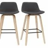 Tabourets De Bar Scandinaves Gris Foncé H65 Cm (lot De 2) NONIE -Canapé Soldes tabourets de bar scandinaves gris fonce h65 cm lot de 2 nonie 49306 60fe7a642e178 1200 675