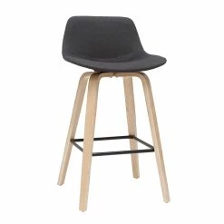 Tabourets De Bar Scandinaves Gris Foncé H65 Cm (lot De 2) NONIE -Canapé Soldes tabourets de bar scandinaves gris fonce h65 cm lot de 2 nonie 49306 60fe7a7707b82 1200 675