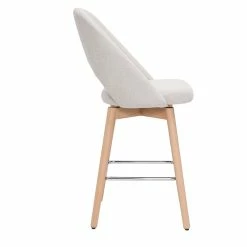 Tabourets De Bar Scandinaves Tissu Effet Velours Texturé Beige Et Hévéa Massif 65 Cm (lot De 2) COSETTE -Canapé Soldes tabourets de bar scandinaves tissu effet velours texture beige et hevea massif 65 cm lot de 2 cosette 52080 62b58c532a947 1200 675