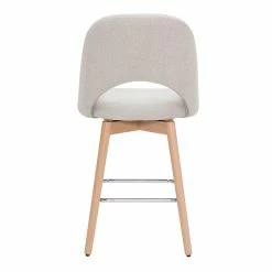 Tabourets De Bar Scandinaves Tissu Effet Velours Texturé Beige Et Hévéa Massif 65 Cm (lot De 2) COSETTE -Canapé Soldes tabourets de bar scandinaves tissu effet velours texture beige et hevea massif 65 cm lot de 2 cosette 52080 62b58c562c054 1200 675