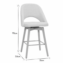 Tabourets De Bar Scandinaves Tissu Effet Velours Texturé Beige Et Hévéa Massif 65 Cm (lot De 2) COSETTE -Canapé Soldes tabourets de bar scandinaves tissu effet velours texture beige et hevea massif 65 cm lot de 2 cosette 52080 62b58c9d6b9d5 1200 675