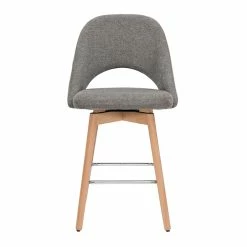 Tabourets De Bar Scandinaves Tissu Effet Velours Texturé Gris Et Hévéa Massif 65 Cm (lot De 2) COSETTE -Canapé Soldes tabourets de bar scandinaves tissu effet velours texture gris et hevea massif 65 cm lot de 2 cosette 52081 62b5acb34318c 1200 675