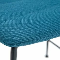 Tabourets De Bar Tissu Et Métal Bleu Canard 65 Cm (lot De 2) SAURY -Canapé Soldes tabourets de bar tissu et metal bleu canard 65 cm lot de 2 saury 47847 5f33eddb115d2 1200 675