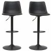 Tabourets De Bar Vintage Réglables Pivotants Noirs (lot De 2) NEW ROCK -Canapé Soldes tabourets de bar vintage reglables pivotants noirs lot de 2 new rock 48498 5f735b75767fa 1200 675