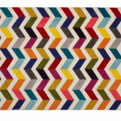 Tapis à Motif Graphique Multicolore 160 X 230 Cm MOSA