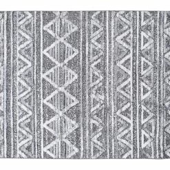 Tapis Berbere Avec Motifs En Relief Blanc Et Gris 160 X 230 Cm ERGA