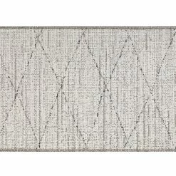Tapis Blanc Berbère à Motifs L60 X L110 Cm BADILA