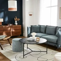 Tapis Blanc Motif Line Art 160 X 230 Cm ARTISTE -Canapé Soldes tapis blanc motif line art 160 x 230 cm artiste 53807 636a86de9b54e 1200 675