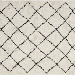 Tapis / Descente De Lit Style Berbère écru 60 X 120 Cm ZELIA