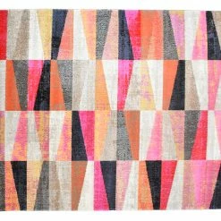 Tapis Intérieur Extérieur à Motif Graphique Multicolore 150 X 220 Cm ARLES