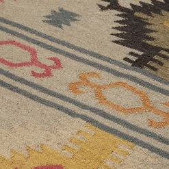 Tapis Kilim Tissé à La Main En Laine Et Coton 160 X 230 Cm SAUK -Canapé Soldes tapis kilim tisse a la main en laine et coton 160 x 230 cm sauk 52501 623c3cec2e4b0 1200 675