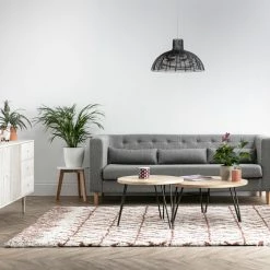 Tapis Moderne Beige Et Rouge Tomette 200 X 290 Cm PALMERAIE -Canapé Soldes tapis moderne beige et rouge tomette 200 x 290 cm palmeraie 47914 5e7de2e076d1f 1200 675