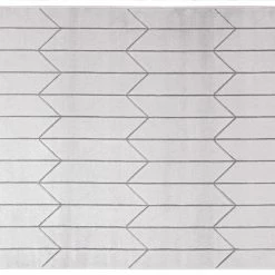 Tapis Moderne Gris Avec Motif Graphique ARROWS