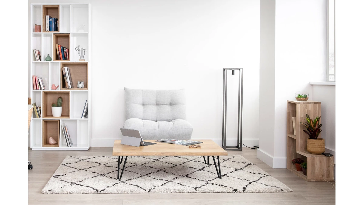 Tapis Polypropylène Beige 160 X 230 Cm BERBERE 4 Tapis Polypropylène Beige 160 X 230 Cm BERBERE – Image 2