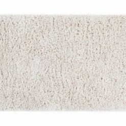 Tapis Recyclé à Poils Longs Coloris Ivoire 60 X 120 Cm AIMEE