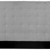 Tête De Lit Capitonnée En Tissu Gris L180 Cm HALCIONA