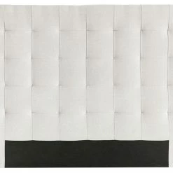 Tête De Lit Capitonnée En Tissu Naturel L140 Cm HALCIONA