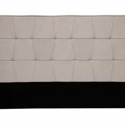 Tête De Lit En Tissu Effet Velours Beige L170 Cm SUKA