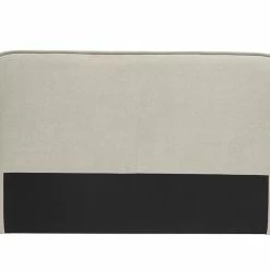 Tête De Lit En Tissu Effet Velours Naturel L175 Cm MARCIA