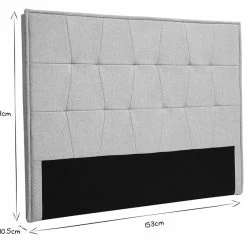 Tête De Lit En Tissu Gris L150 Cm SUKA -Canapé Soldes tete de lit en tissu gris l150 cm suka 52984 6399886d3873e 1200 675